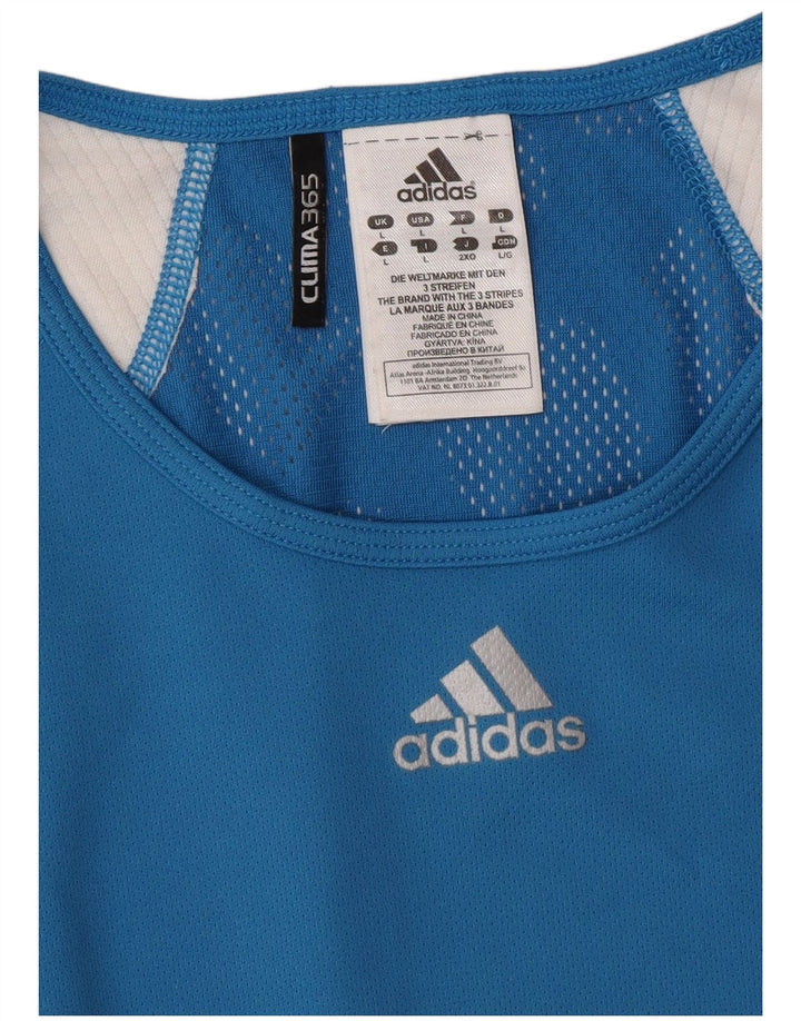 ADIDAS Muška majica kratkih rukava Clima 365 Veliki plavi poliester u boji