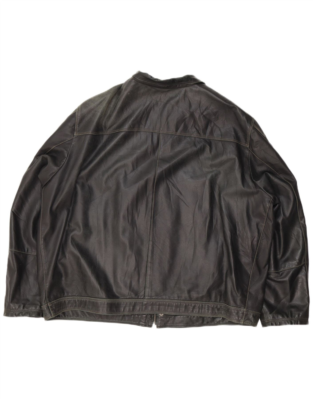 Vintage muška kožna jakna UK 44 2XL crna