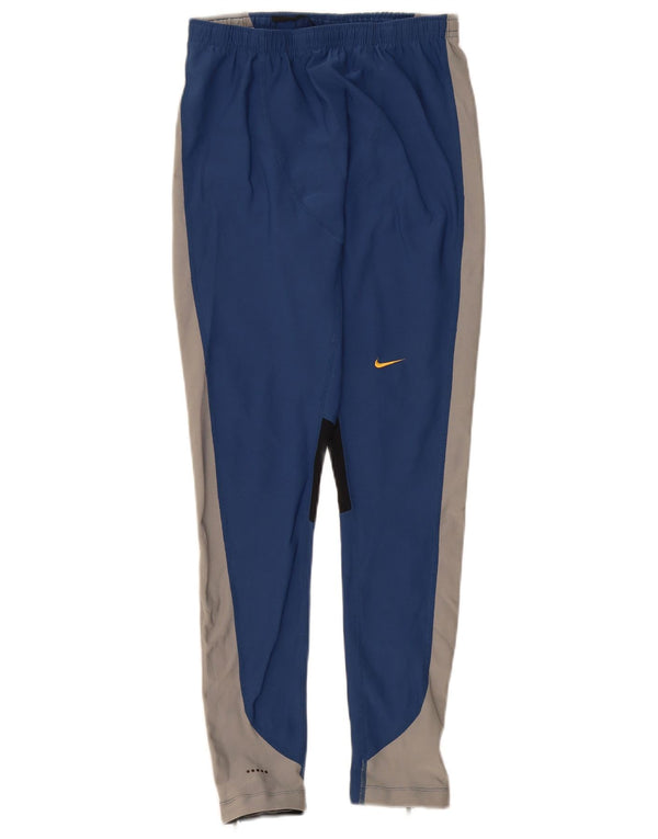 Nike ženske hlače za trenirku UK 14 Large Blue Colourblock poliester
