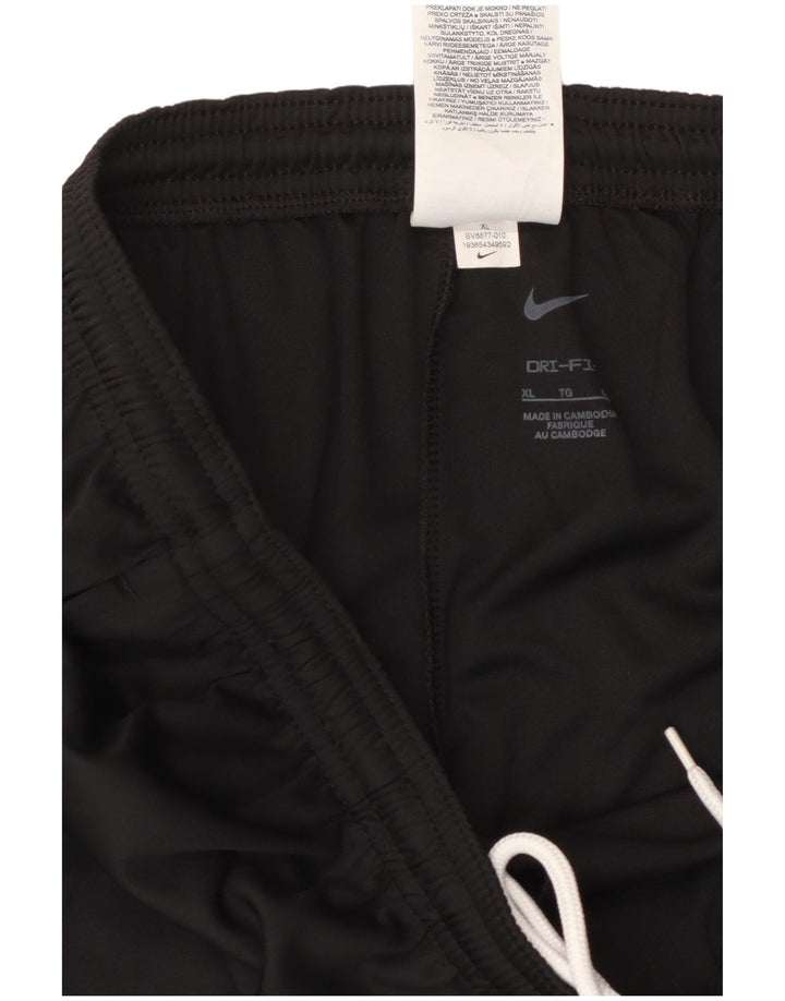 NIKE Ženske Dri Fit Trenirke Hlače UK 18 XL crni poliester
