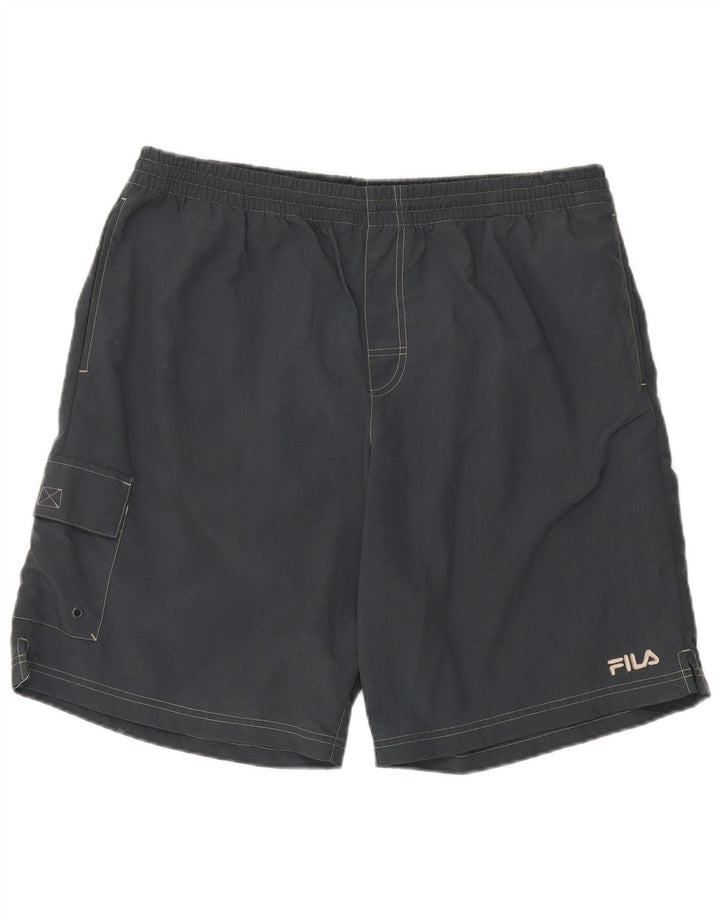 Fila muške sportske kratke hlače XL sivi poliamid