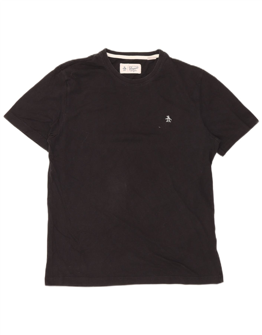 PENGUIN Muška majica kratkih rukava Veliki crni pamuk