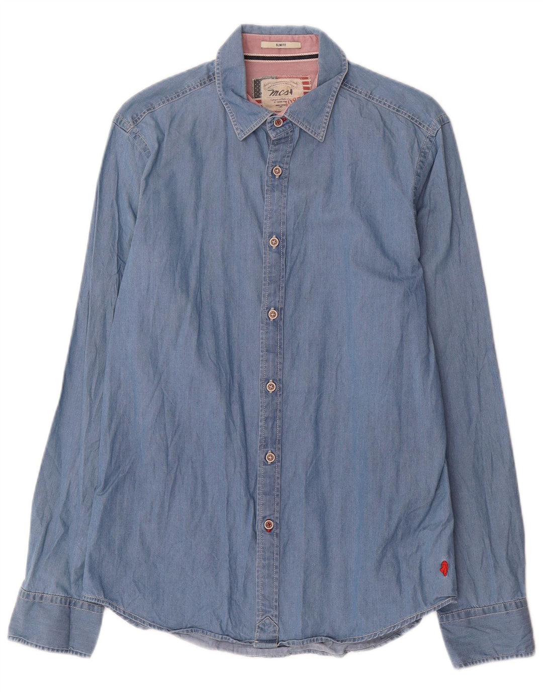 Marlboro Classics Muška traper košulja Large Blue Cotton