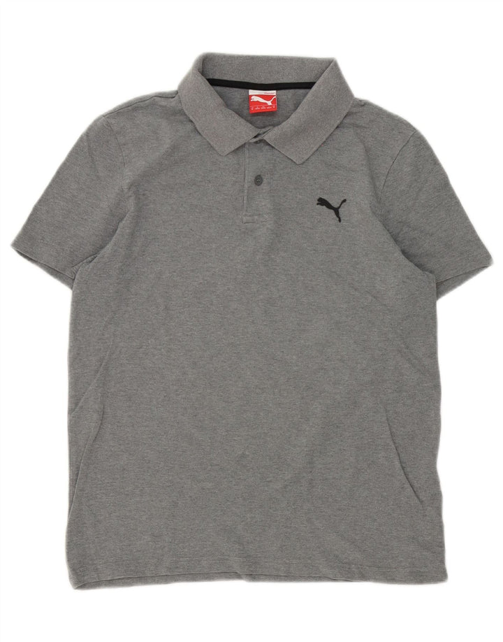 Puma muška polo majica srednje sivi pamuk