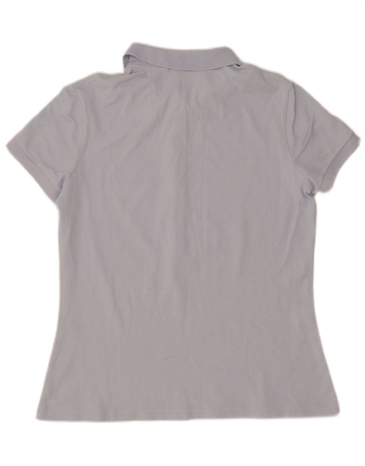 Lacoste ženska polo majica veličine 40 srednje plavi pamuk