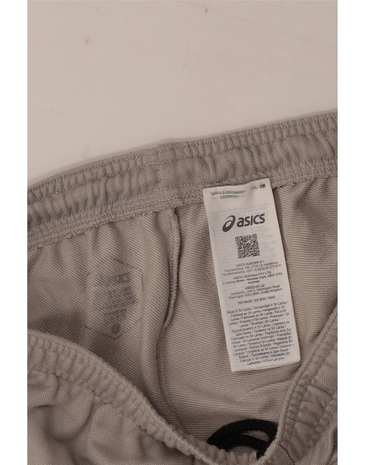 Asics muške grafičke trenirke Hlače Joggers veliki sivi poliester