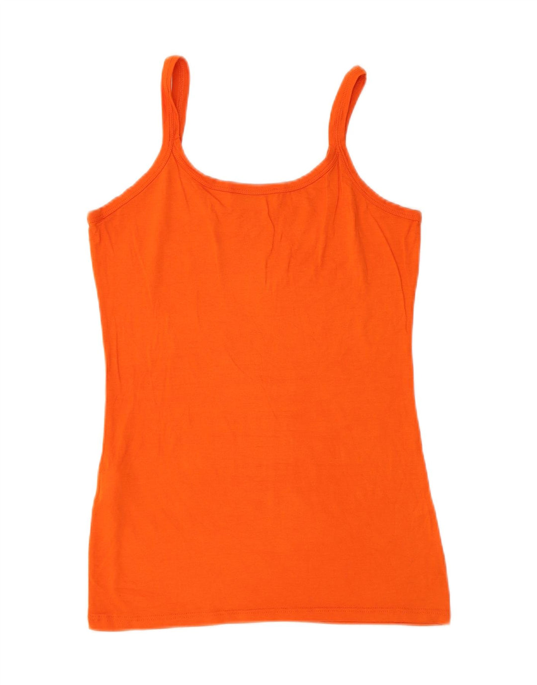 Vintage ženski Cami Top UK 14 velika narančasta viskoza