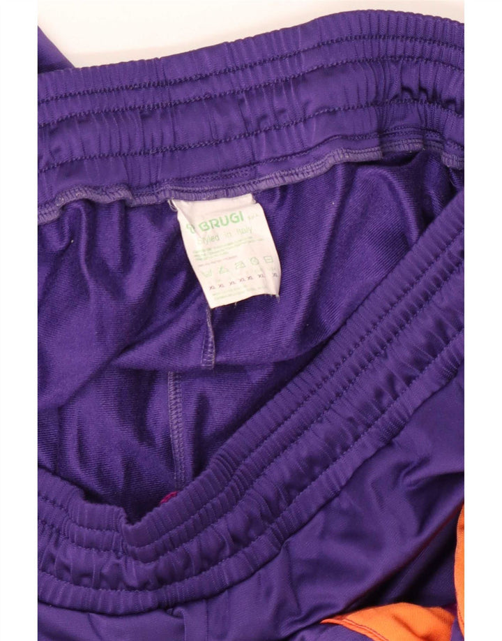 Brugi muška puna trenirka XL ljubičasta poliesterska boja