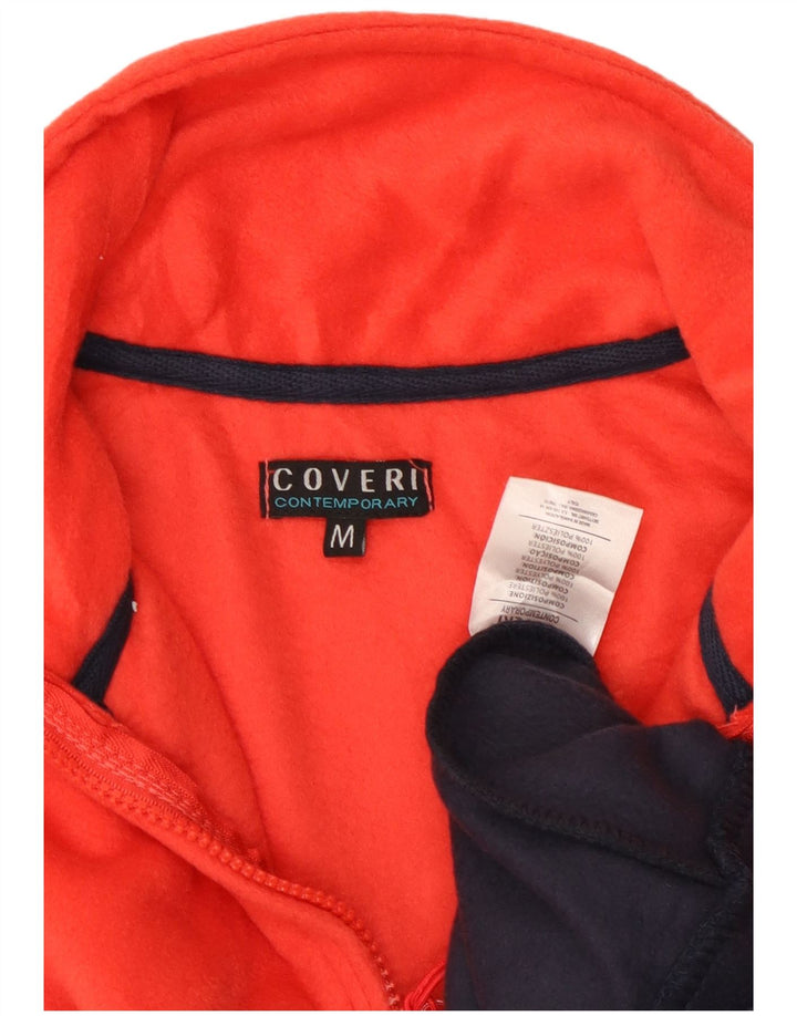 Coveri muški džemper od flisa s patentnim izrezom, srednji višebojni kolor blok