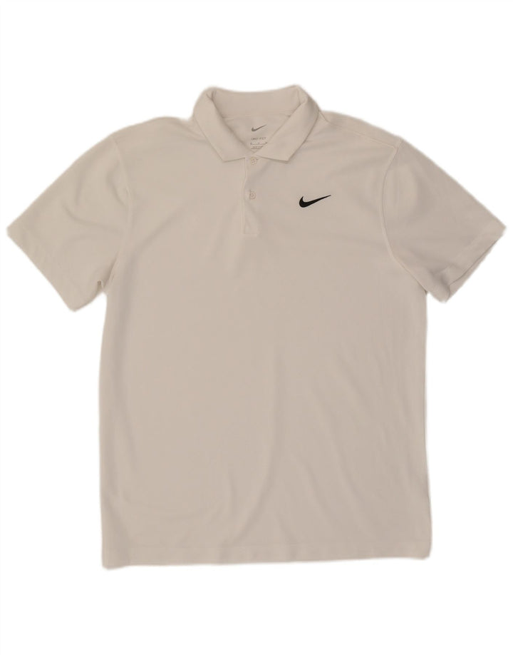 Nike Dri Fit polo majica srednje bijele boje