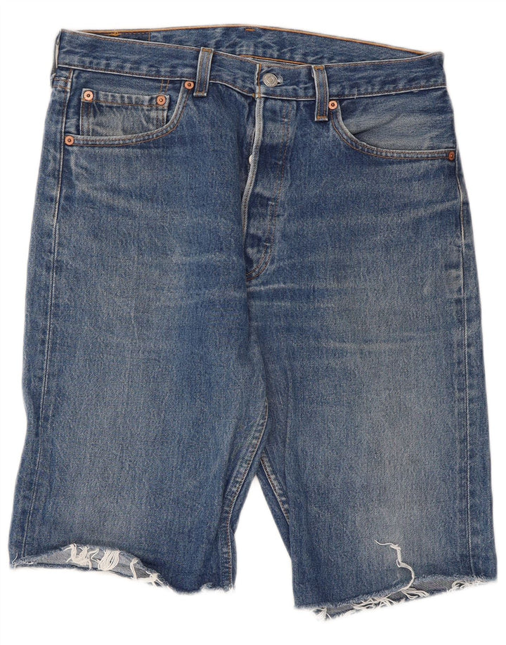 Levi's muške 501 traper kratke hlače W33 srednje plave