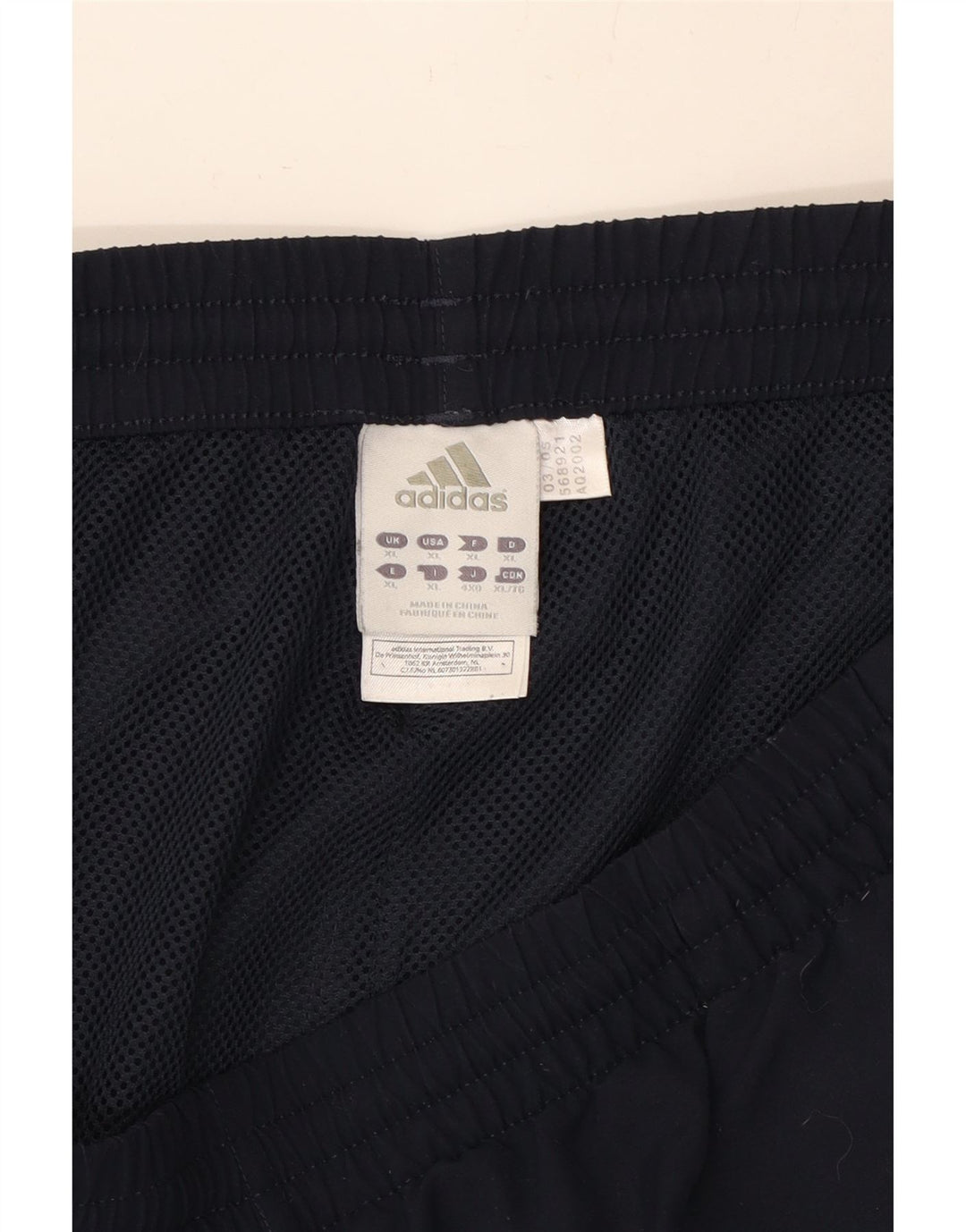 ADIDAS Mens Sport Shorts XL  Navy Blue Polyester