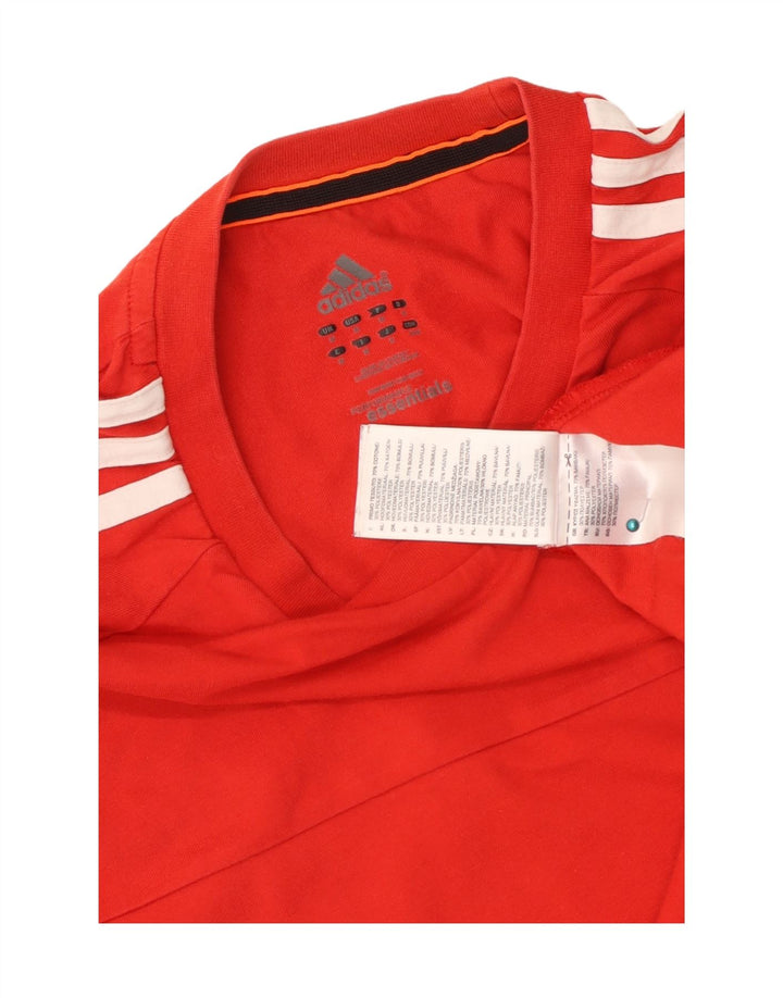 Adidas muška majica Climalite, srednji crveni pamuk