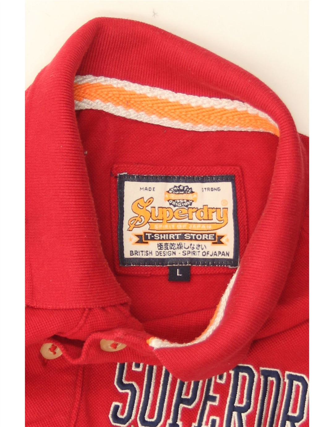 Velika crvena muška polo majica Superdry Graphic
