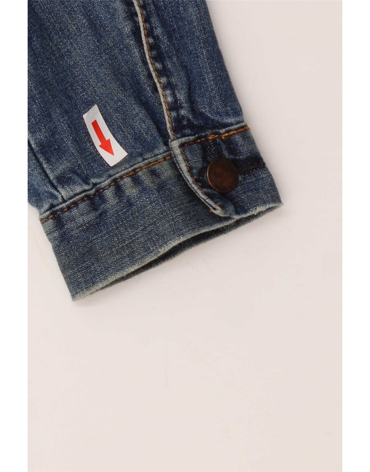 Topshop ženska crop traper jakna UK 12 srednje plavi pamuk