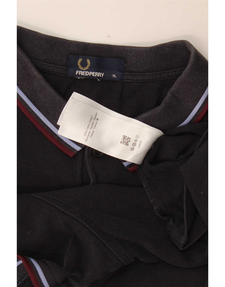 Fred Perry muška polo majica XL tamnoplava na pruge