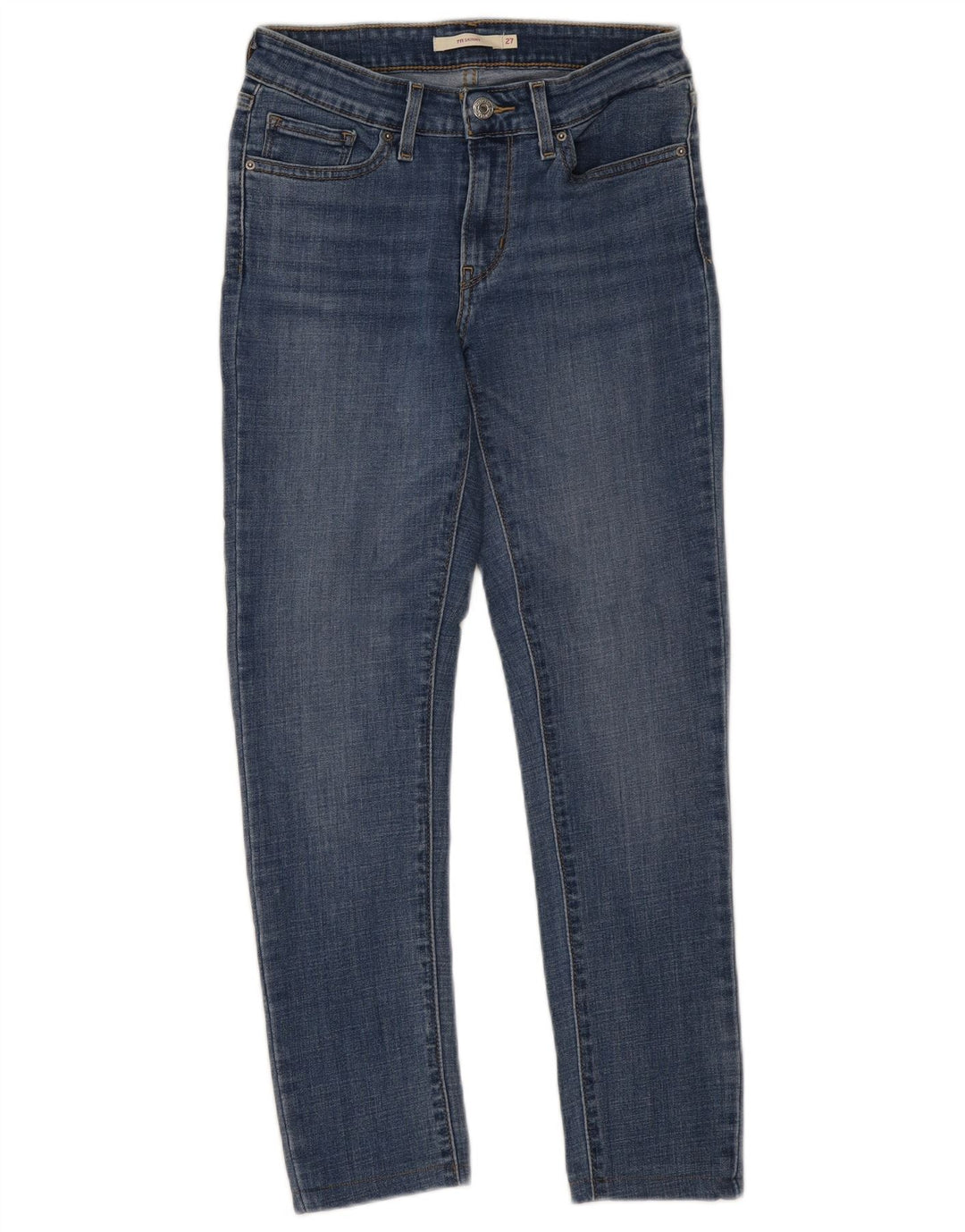Levi's ženske 711 uske traperice W27 L25 plave