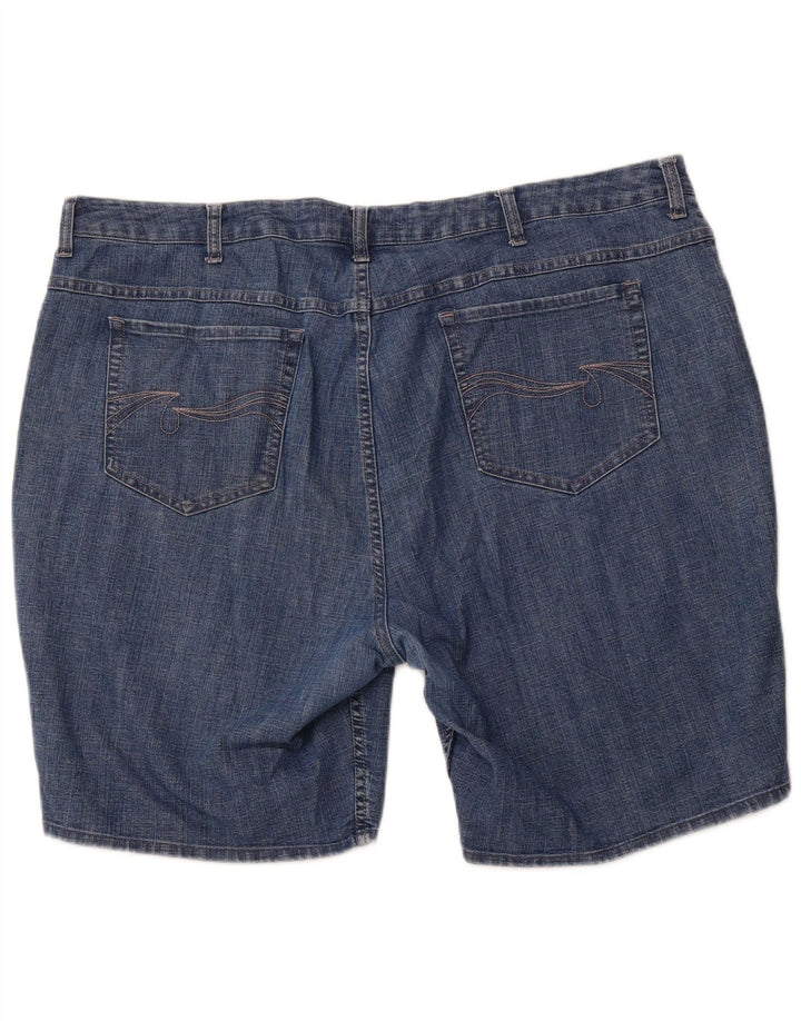 LEE ženske kratke traper hlače Riders US 24 4XL W44 plavi pamuk