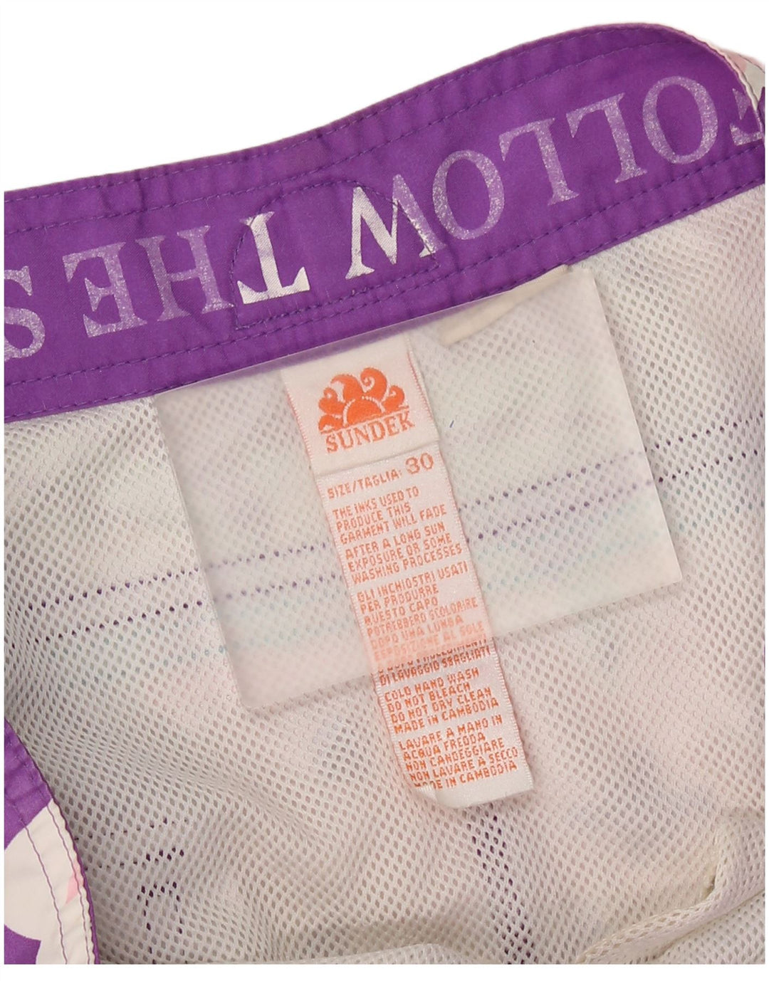 SUNDEK Ženske kratke hlače za kupanje UK 14 Srednje ljubičasti cvjetni poliester