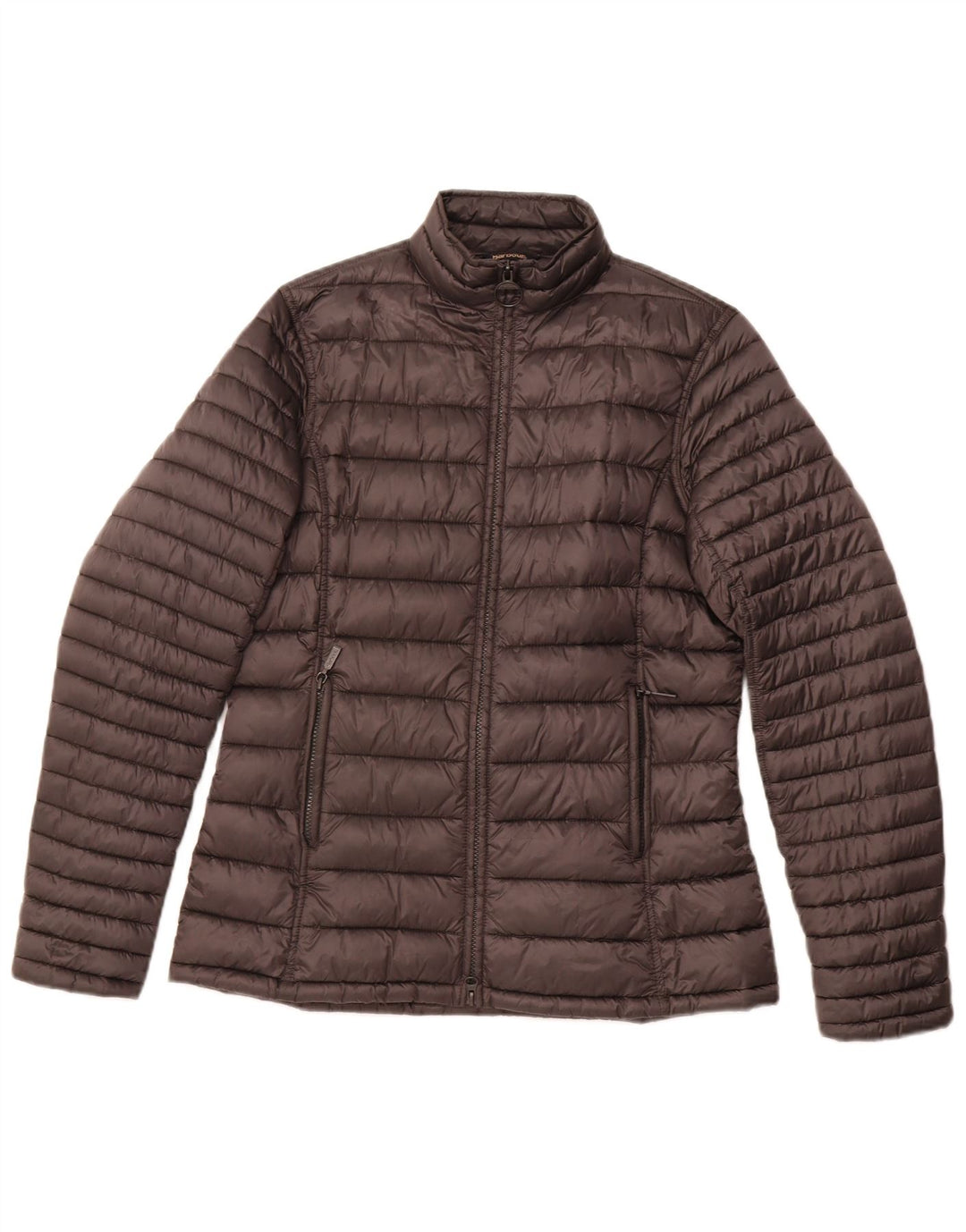 Barbour ženska zimska podstavljena jakna od tartana UK 14 velika siva zimska