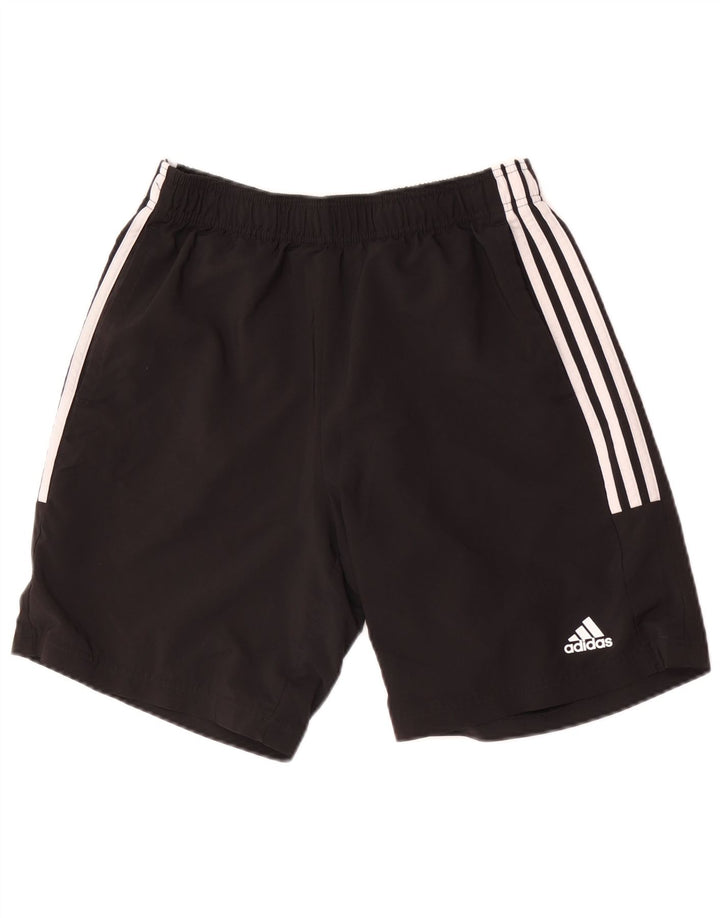 Adidas muške sportske kratke hlače srednje crne boje od poliestera