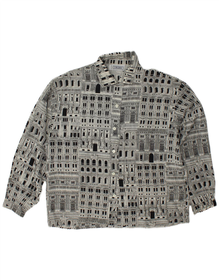 I BLUES Ženska grafička majica Bluza IT 46 Velika crna svila