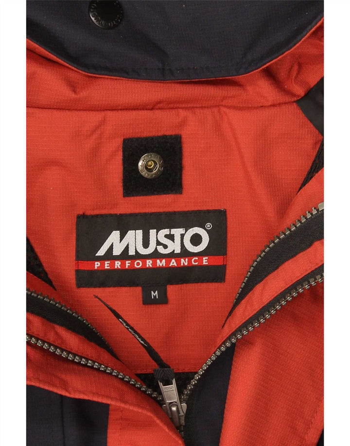 Musto Performance kišna jakna s kapuljačom UK 38 srednje tamnoplavi najlon
