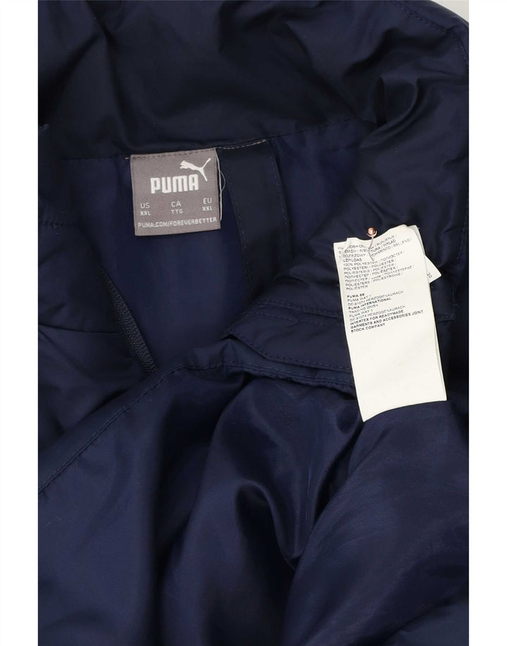 Puma muška podstavljena jakna UK 44 2XL tamnoplavi poliester