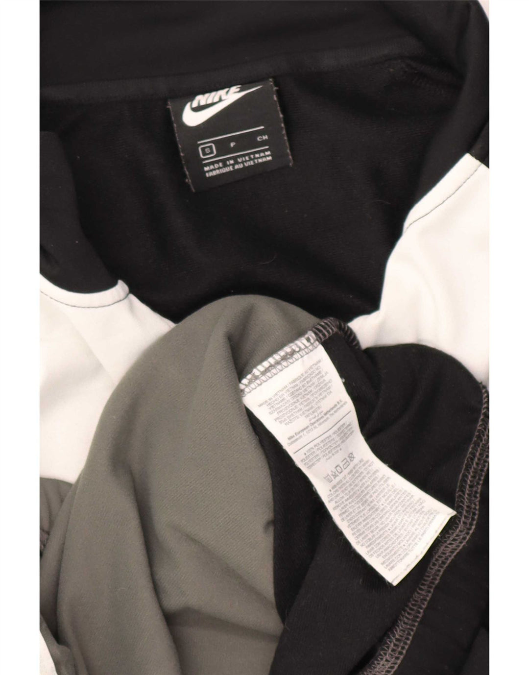 Nike Muška gornja jakna od trenirke Mala crna poliesterska boja