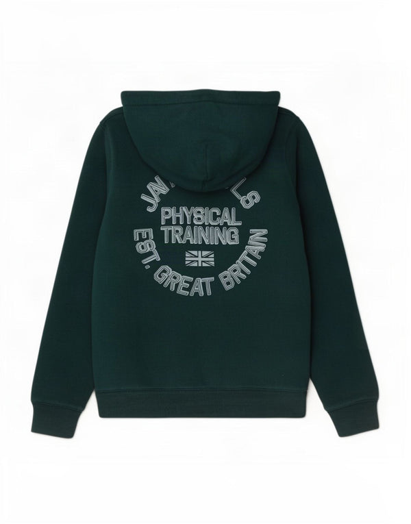 Jack Wills Ženska majica s kapuljačom s kapuljačom UK 14 Veliki zeleni pamuk