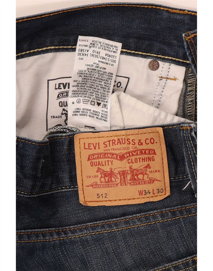 Levi's muške 512 Bootcut traperice W34 L29 Plave