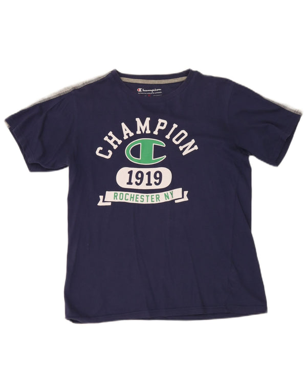 Champion majica s grafičkim motivima za dječake 13-14 godina XL tamnoplava boja