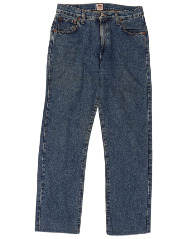 FIORUCCI Womens Straight Jeans W31 L28 Blue Cotton