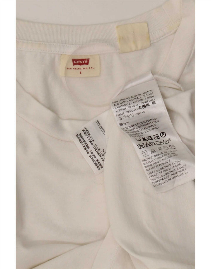 Levi's ženska majica kratkih rukava UK 10 Mali bijeli pamuk
