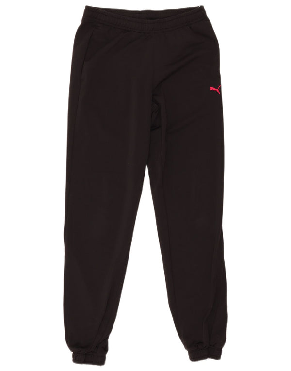PUMA Trenirke Hlače Joggers 13-14 godina XL crni poliester