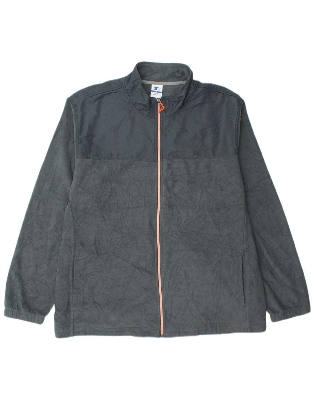 Početna muška jakna od flisa UK 44 2XL sivi poliester