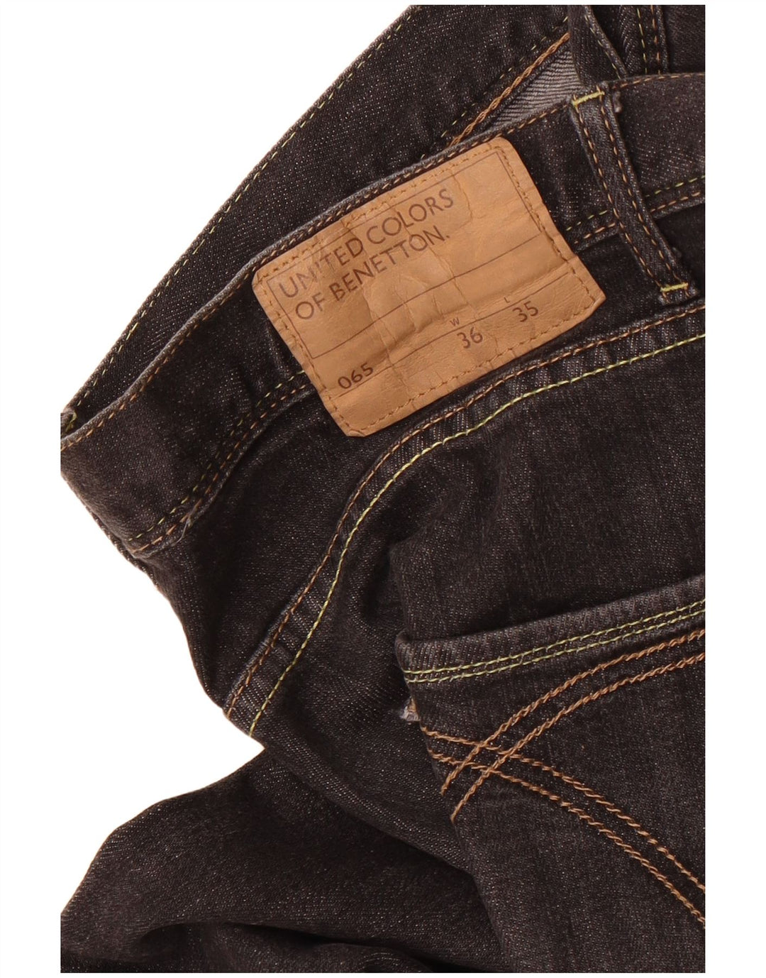 Benetton muške uske traperice W36 L31 crne
