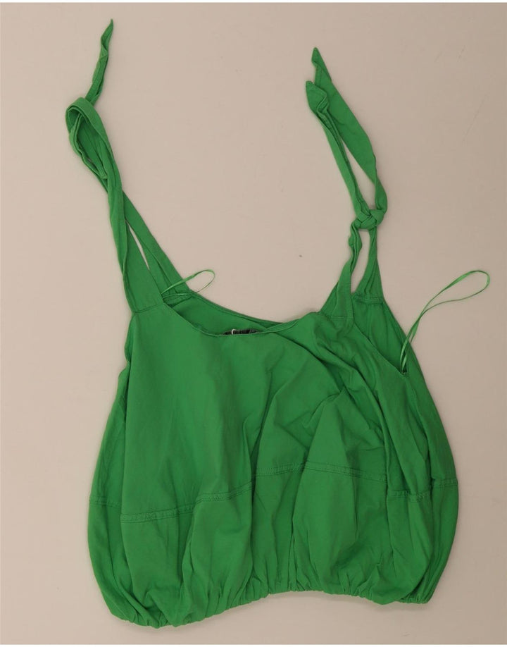 Zara ženski kratki top UK 8 Small Green