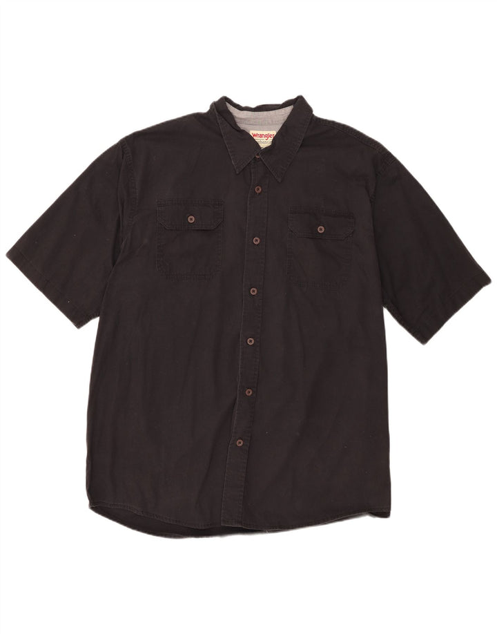 Wrangler muška majica kratkih rukava XL crni pamuk