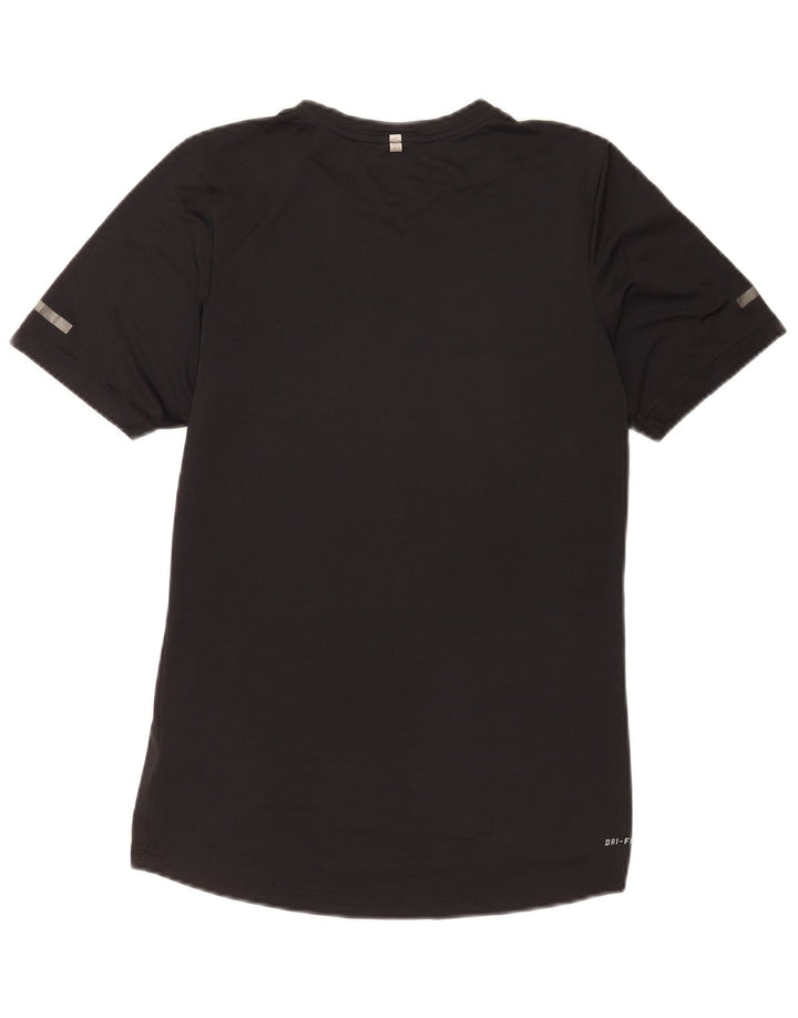 Nike Dri Fit majica kratkih rukava mala crna od poliestera