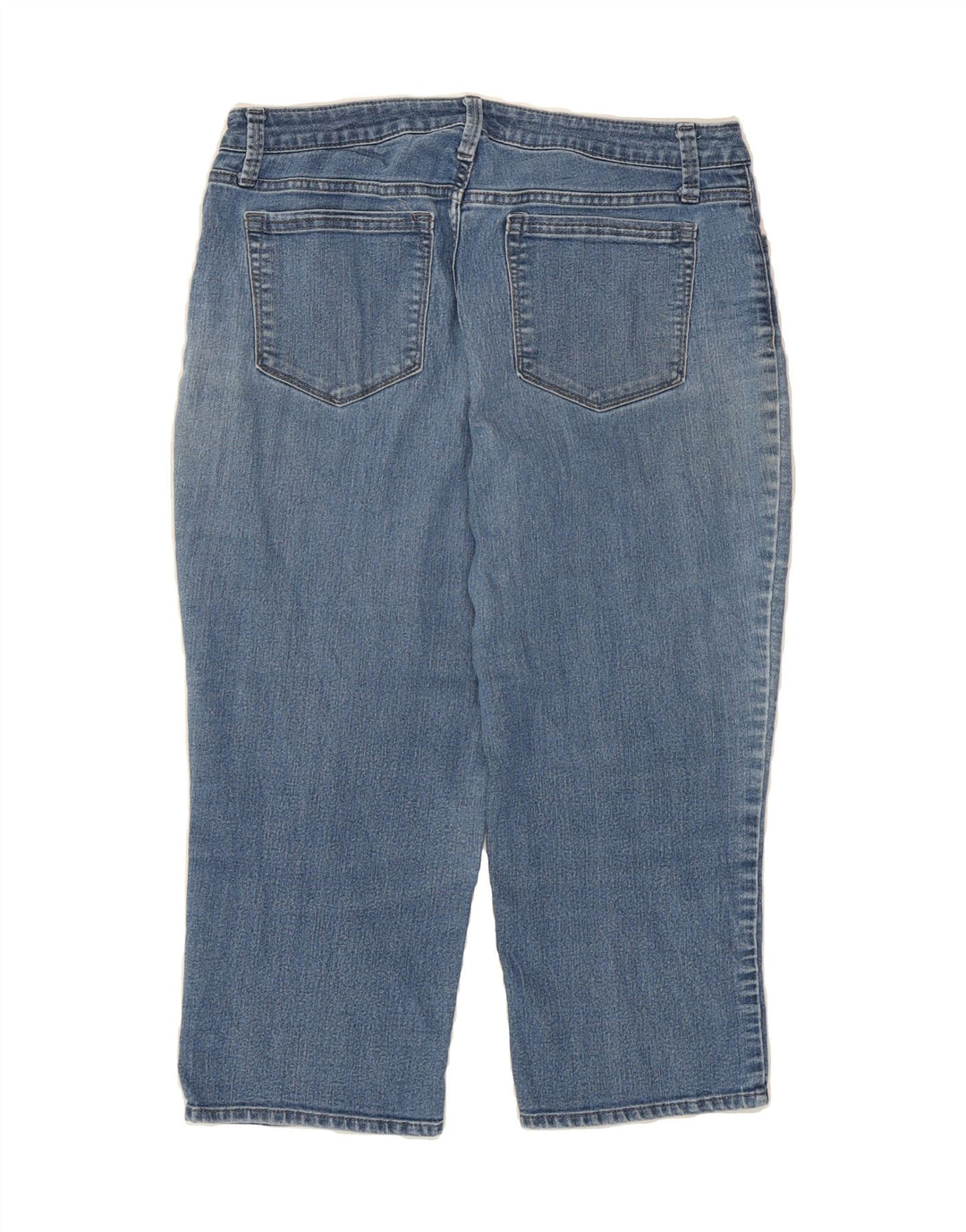 LEE Womens Riders Mid Rise Capri Jeans W32 L20 Blue Vintage Lee and Second-Hand Lee from Messina Hembry 