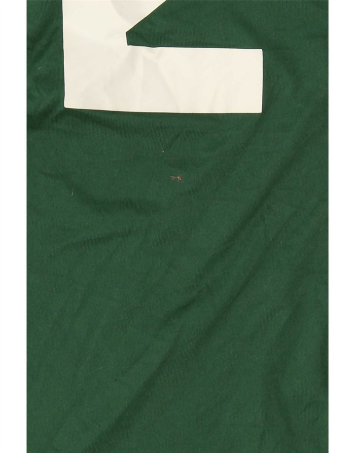Nike Dri Fit Graphic Majica kratkih rukava srednje zelene boje od poliestera
