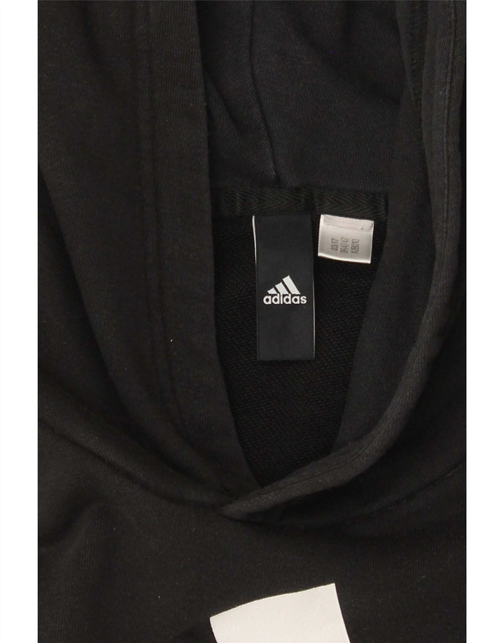 Adidas muška majica s kapuljačom s kapuljačom srednje crne boje