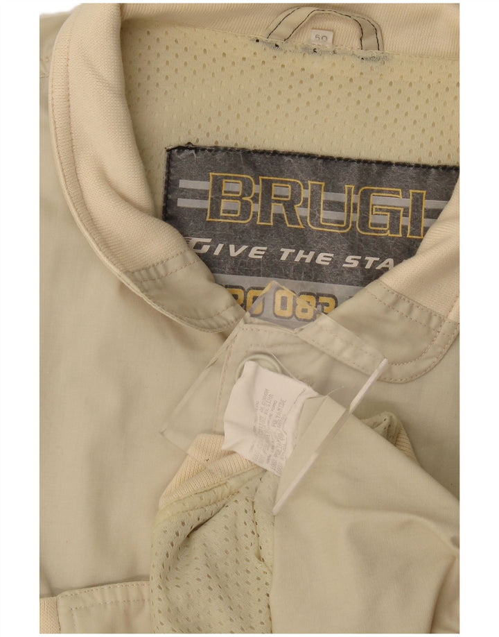 Brugi muška bomber jakna IT 50 Large Off White Cotton