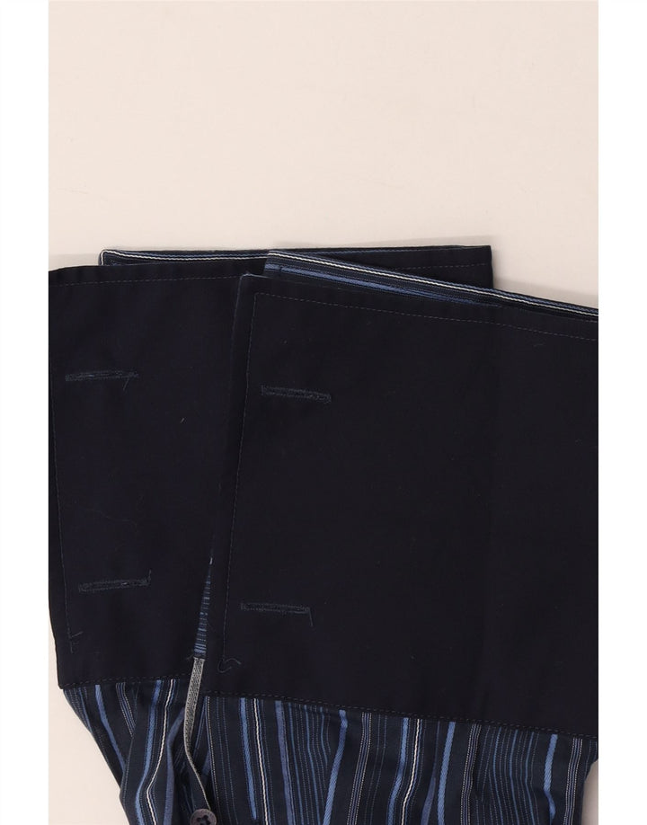 French Connection muška svečana košulja 2XL tamnoplavi pamuk na pruge