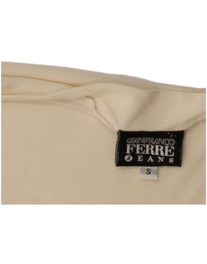 Gianfranco Ferre Ženska majica dugih rukava s grafikama UK 10 Small Off White