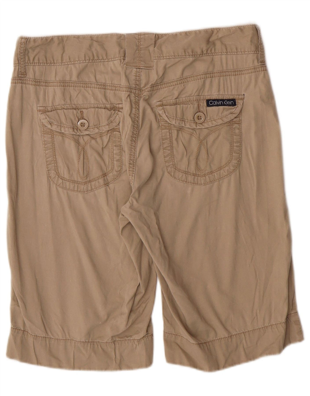 Calvin Klein Jeans Ženske ležerne kratke hlače US 8 Medium W30 Beige Classic