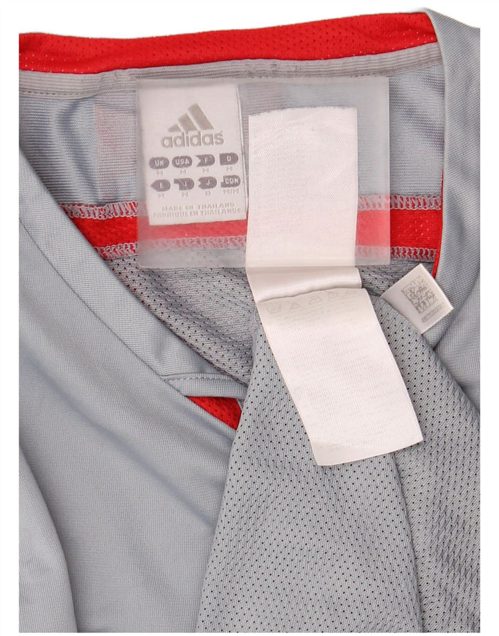Adidas muška Climacool majica kratkih rukava srednje siva poliester