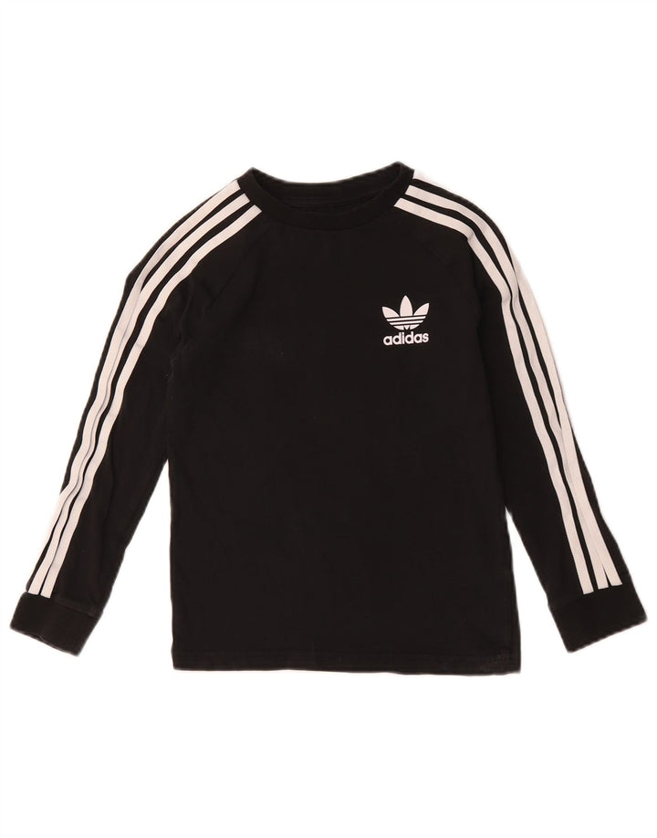 Adidas majica dugih rukava za dječake 7-8 godina, crni pamuk
