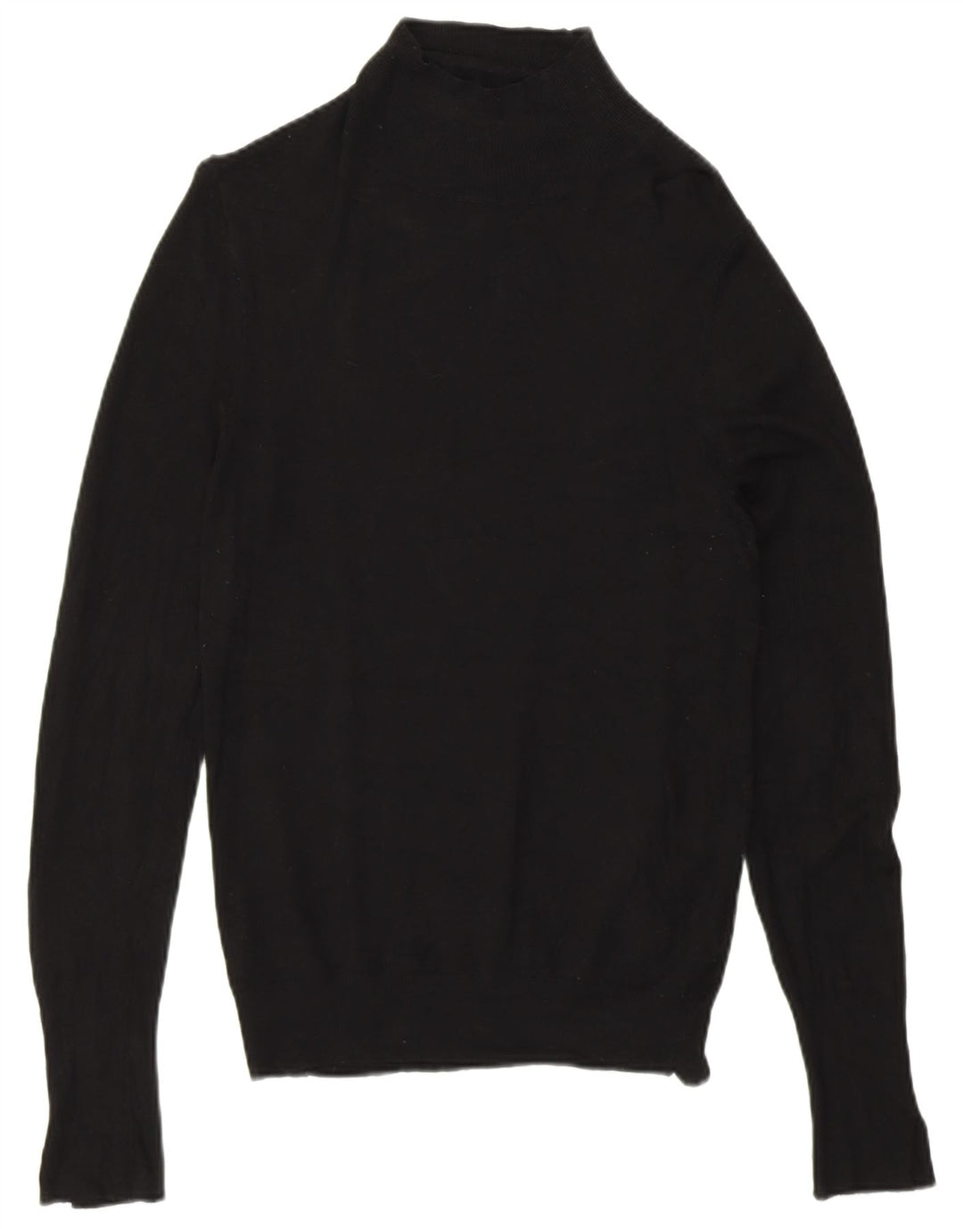 Zara ženski džemper s kornjačičastim ovratnikom UK 14 Srednja crna viskoza